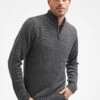 Pier One Strickpullover - Dark Grey Melange -Herrenbekleidung Rabatte 0a8822a0f6094dde807c1d5848720791