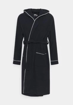 Pier One Bademantel - Black/red -Herrenbekleidung Rabatte 0fa2ae76ad544ce4b59723706ee9edae