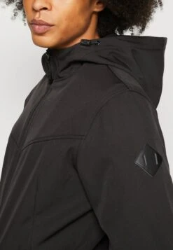 Pier One Regenjacke / Wasserabweisende Jacke - Black -Herrenbekleidung Rabatte 1fb6d840194341908f04903b2fb0f10d