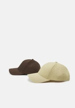 Pier One UNISEX 2 PACK - Cap - Khaki/sand -Herrenbekleidung Rabatte 29a9b48eb8204893a4e84f1fa027eb44