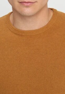 Pier One Strickpullover - Mottled Dark Yellow -Herrenbekleidung Rabatte 2c5e1df709a94116995dba8bbf354f32