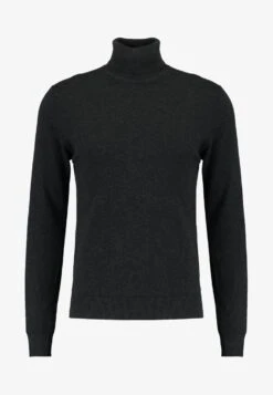 Pier One Strickpullover - Mottled Dark Grey -Herrenbekleidung Rabatte 344bd2688f214fee9e46ecb912371814