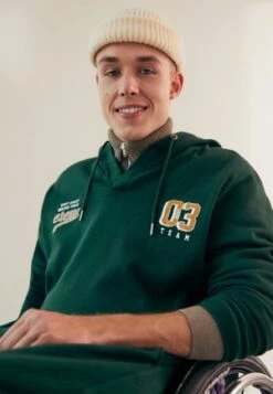 Pier One Sweatshirt - Dark Green -Herrenbekleidung Rabatte 5ca255914a114a5fb71c8f7f8e973148