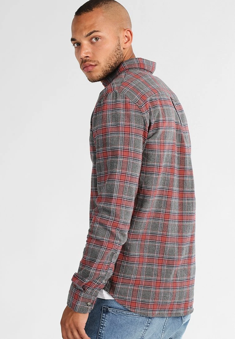 Pier One Hemd - Grey/coral 5 Pier One Hemd - Grey/coral – Bild 3