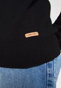 Pier One STRUCTURE BLOCK HIGH COLLAR - Strickjacke - Black -Herrenbekleidung Rabatte 6a3d75ac81f349948e6db8598e9da725