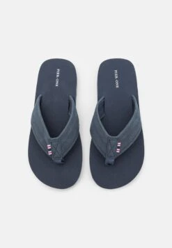 Pier One Zehentrenner - Dark Blue -Herrenbekleidung Rabatte 7d7bc7edddf841f2a37a73ab85593ed3