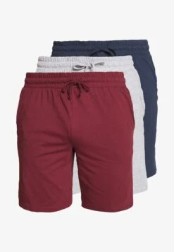 Pier One 3 PACK - Nachtwäsche Hose - Dark Blue/mottled Grey -Herrenbekleidung Rabatte 7fdf46a671ba44ecb23e44e86e8b7ff9