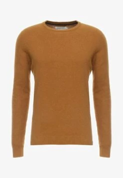 Pier One Strickpullover - Mottled Dark Yellow -Herrenbekleidung Rabatte 83162adb0e174da3a4851f0ab6d152d2