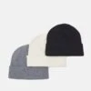 Pier One 3 PACK UNISEX - Mütze - Black/grey/white 1 Pier One 3 PACK UNISEX - Mütze - Black/grey/white -Herrenbekleidung Rabatte 86d9747140114f30891a691057132b36