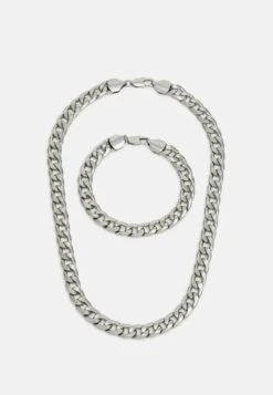 Pier One 2PACK SET - Halskette - Silver-coloured 11 Pier One 2PACK SET - Halskette - Silver-coloured -Herrenbekleidung Rabatte 8c39ffde39e843089dc5aef781e1957b 1