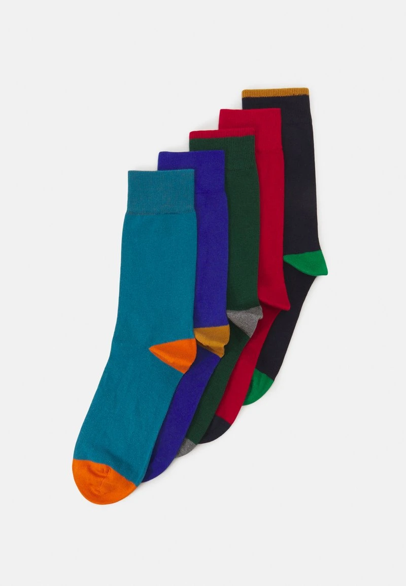 Pier One 5 PACK - Socken - Green/red 3 Pier One 5 PACK - Socken - Green/red