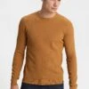 Pier One Strickpullover - Mottled Dark Yellow -Herrenbekleidung Rabatte 9cfceca56ed4486db74332e9e0cb959a