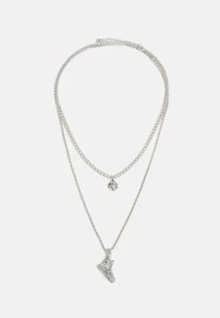 Pier One UNISEX 2 PACK - Halskette - Silver-coloured -Herrenbekleidung Rabatte 9d038e7670c342348d18a1c1009866cc