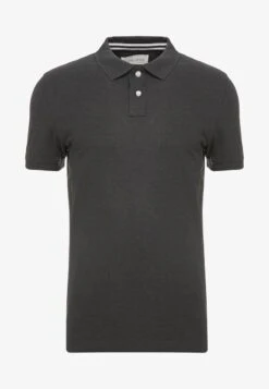 Pier One Poloshirt - Dark Grey Melange -Herrenbekleidung Rabatte 9f204275c05c41e6950dbc23423e1ad5