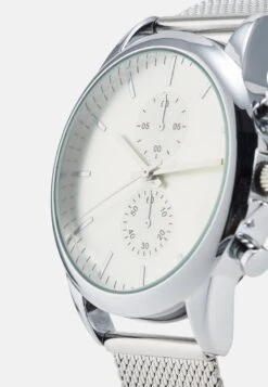 Pier One UNISEX - Chronograph - Silver-coloured -Herrenbekleidung Rabatte a3b13f9297e1480998985e1a2a89197f