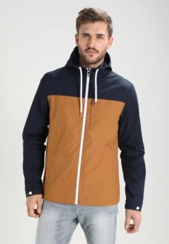 Herrenbekleidung Rabatte 38 Pier One Leichte Jacke - Dark Blue / Camel