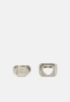 Pier One 2 PACK - Ring - Silver-coloured -Herrenbekleidung Rabatte b8486512110c4b679a24b0a09e18df93 1