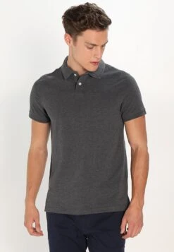 Pier One Poloshirt - Dark Grey Melange -Herrenbekleidung Rabatte b91a8e1e99fc4915ad1ede3cc1f66aca 1