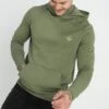 Pier One Kapuzenpullover - Khaki -Herrenbekleidung Rabatte bc1212a9952041d886a26d3b7a2c4b00