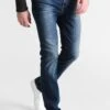 Pier One Jeans Straight Leg - Washed Dark Blue -Herrenbekleidung Rabatte cb9af6f2a5f040458294712e4f6a805c