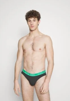 Pier One BRANDED WAISTBAND BRIEFS 3 PACK - Slip - Black -Herrenbekleidung Rabatte ce9530d43d744385b55479d22aaeaad2