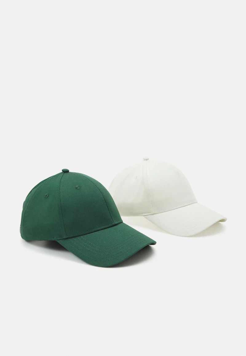 Pier One UNISEX 2 PACK - Cap - Green/off White 7 Pier One UNISEX 2 PACK - Cap - Green/off White – Bild 5