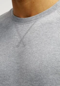 Pier One Sweatshirt - Mid Grey Melange -Herrenbekleidung Rabatte dd0d57d6d38c4e8e8ba8f643c1d2d4ab