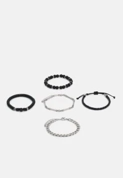 Pier One 5 PACK - Ring - Silver-coloured -Herrenbekleidung Rabatte de06228a4ecd40d48ae078a71578fdd3