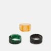 Pier One 3 PACK - Ring - Black/green/orange 1 Pier One 3 PACK - Ring - Black/green/orange -Herrenbekleidung Rabatte e0e17c68eb394d738bc8f7b1176a270e