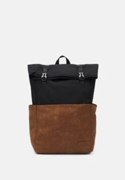 Pier One UNISEX - Tagesrucksack - Brown/black -Herrenbekleidung Rabatte e173bc94568e4897a642fdc3616f36c6 1