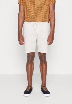 Pier One LINEN BLEND DRAWCORD SHORTS - Shorts - Beige -Herrenbekleidung Rabatte e1eb8ad428564dfb8727d9aeaa0a8f0f