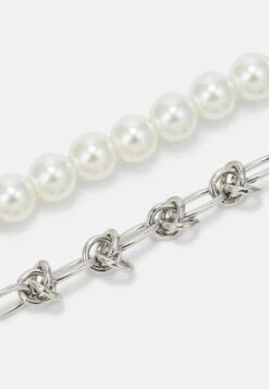 Pier One 2 PACK UNISEX - Halskette - Silver -Herrenbekleidung Rabatte f0386c66f33643f9a20dceab9586d469